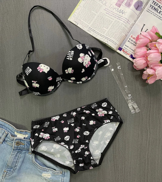"KittyCharm™ Adjustable Bra & Panty Set"