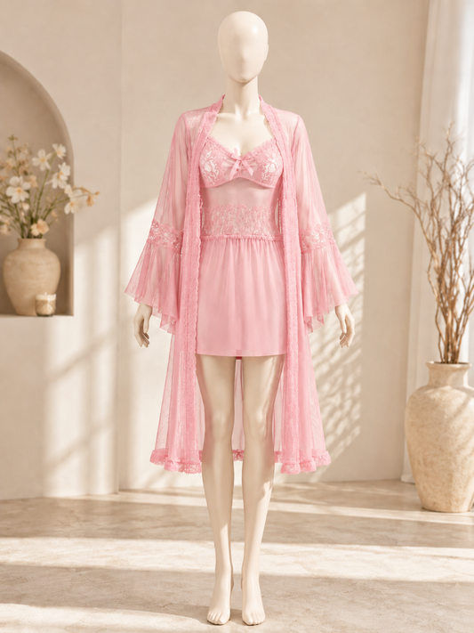 Rouge Noire™ Luxe Lace Nightwear Set