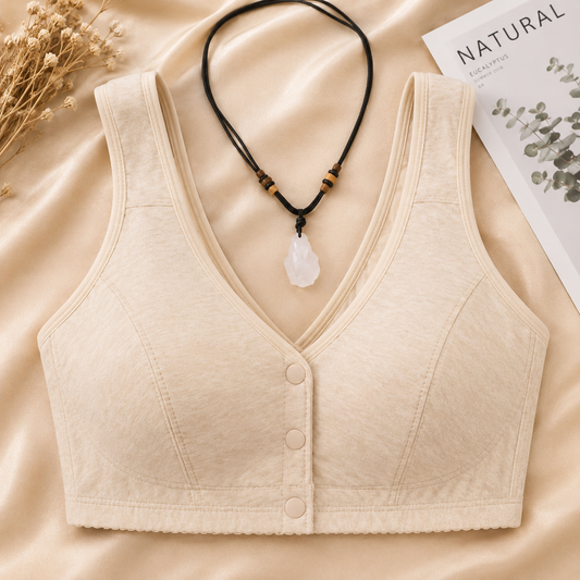 Front Button Front Open Bra