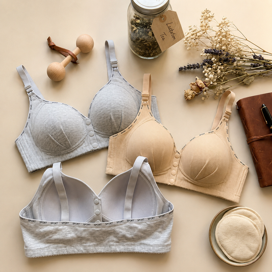 NurtureEase Front-Open Nursing Bra