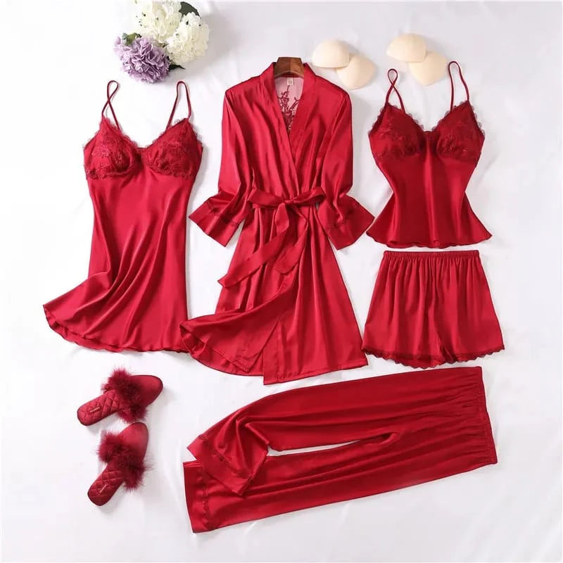 5 Piece Nightwear Set