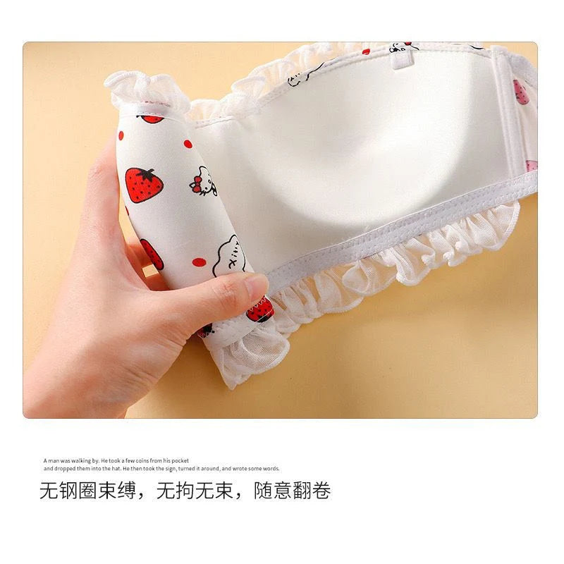 Hello Kitty Print Padded Bra