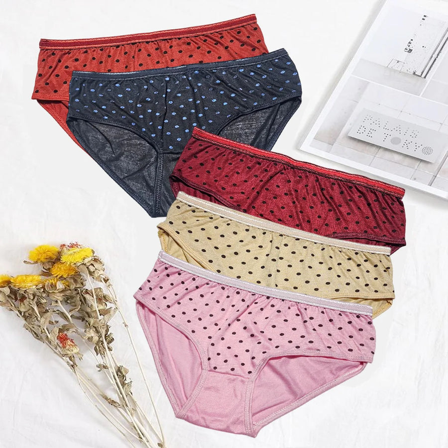 Cotton Polka Dot Brief