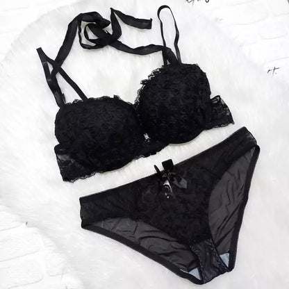 Front-Open Push-Up Bra & Panty Set