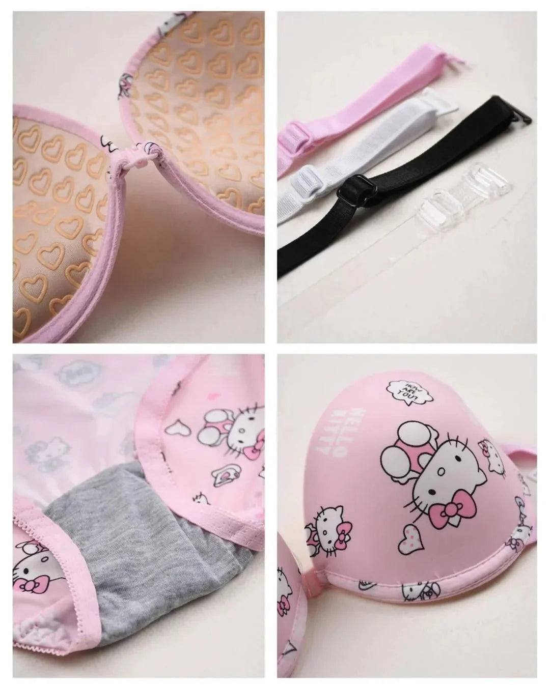 "KittyCharm™ Adjustable Bra & Panty Set"