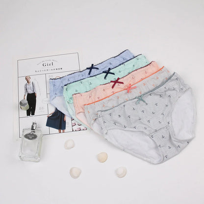 Anchor Print Cotton Panties