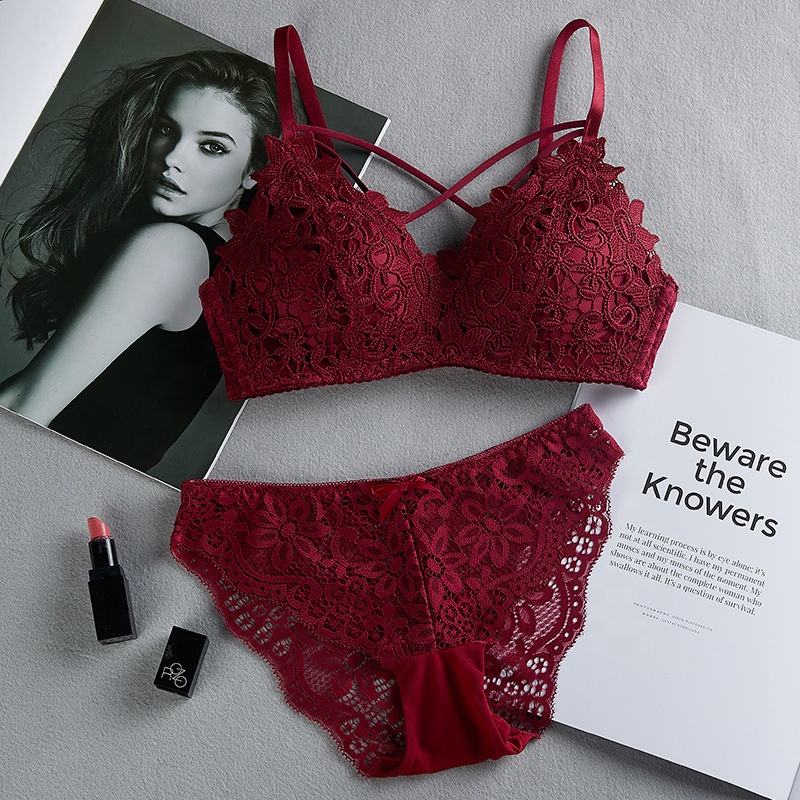 Elegant Lace Push-Up Bra & Panty Set