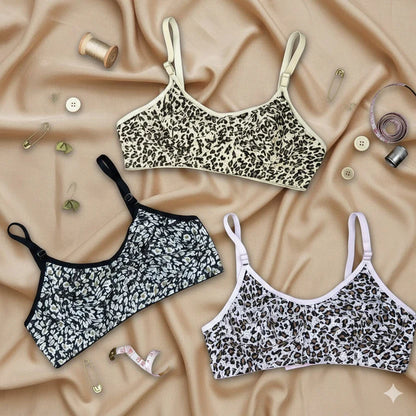 "Leopard Fit™ Non Padded Everyday Comfort Bra"