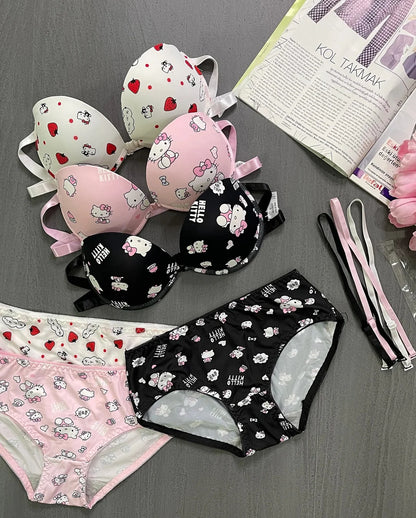 "KittyCharm™ Adjustable Bra & Panty Set"