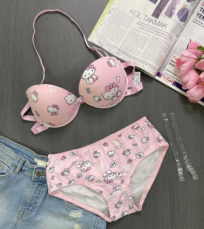 "KittyCharm™ Adjustable Bra & Panty Set"