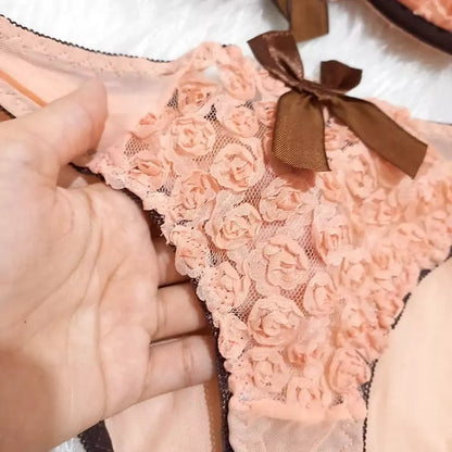 Front-Open Push-Up Bra & Panty Set