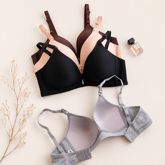 Everyday Comfort Thin-Padded Non-Wired Bra – B Cup (32–36)