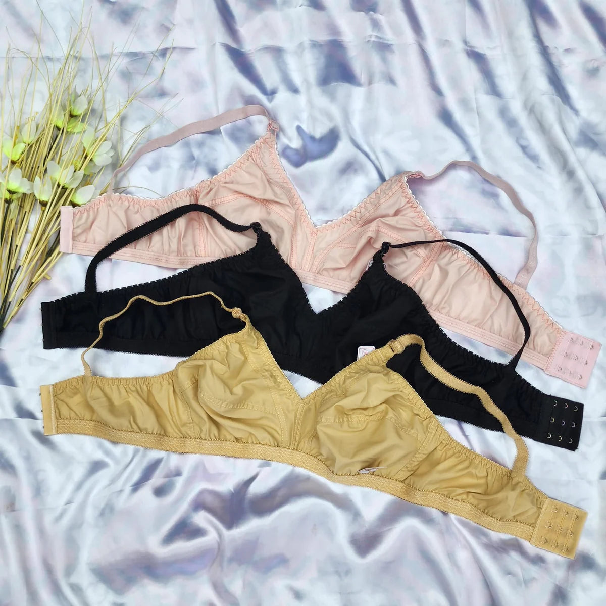 "SoftCore™ Cotton Comfort Bra Set"