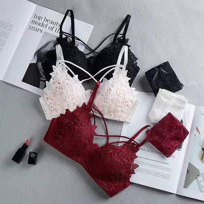 Elegant Lace Push-Up Bra & Panty Set