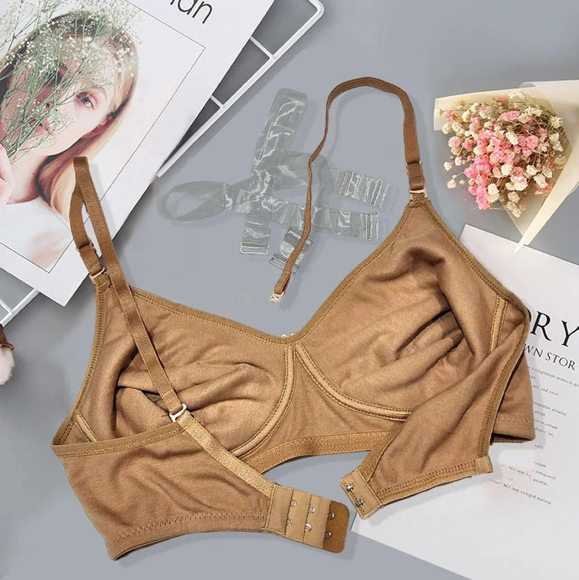 "CottonEase™ Seamless Comfort Bra"
