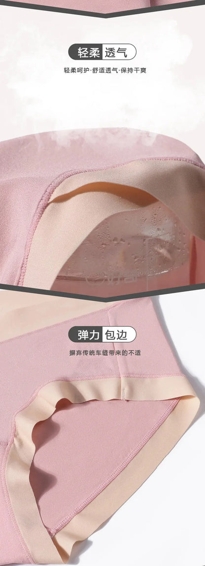 Criss-Cross Cotton Mid-Waist Panties