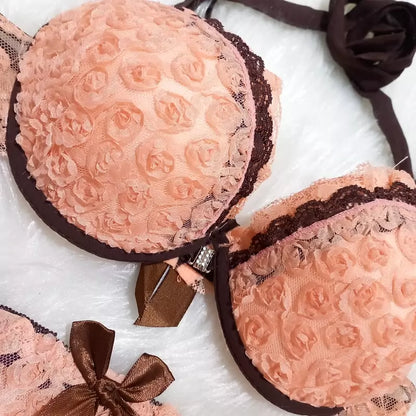 Front-Open Push-Up Bra & Panty Set