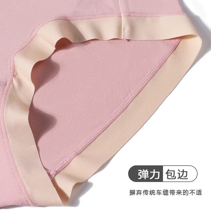 Criss-Cross Cotton Mid-Waist Panties