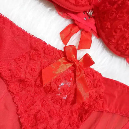 Front-Open Push-Up Bra & Panty Set