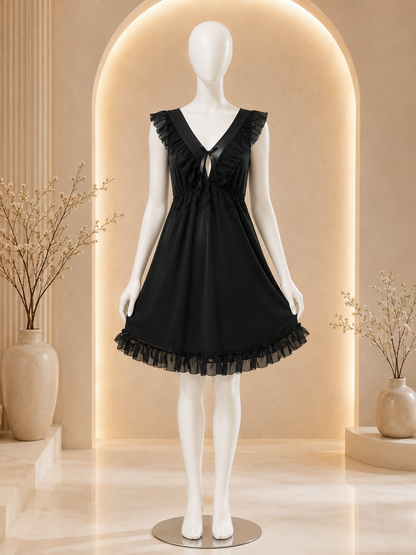 Rosé Bloom™ Ruffle Lace Nightdress