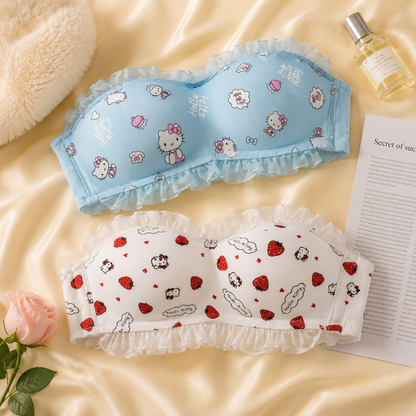 Hello Kitty Print Padded Bra