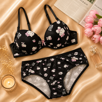 "KittyCharm™ Adjustable Bra & Panty Set"
