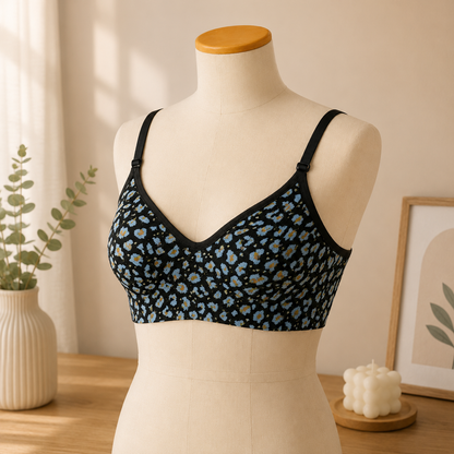 "Leopard Fit™ Non Padded Everyday Comfort Bra"