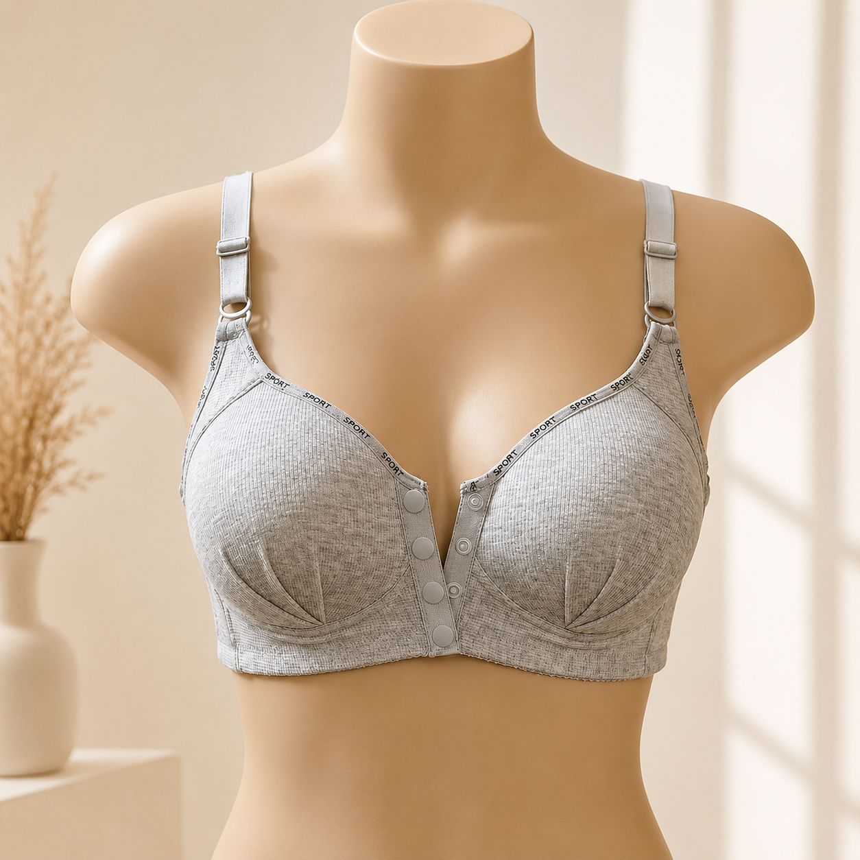 NurtureEase Front-Open Nursing Bra
