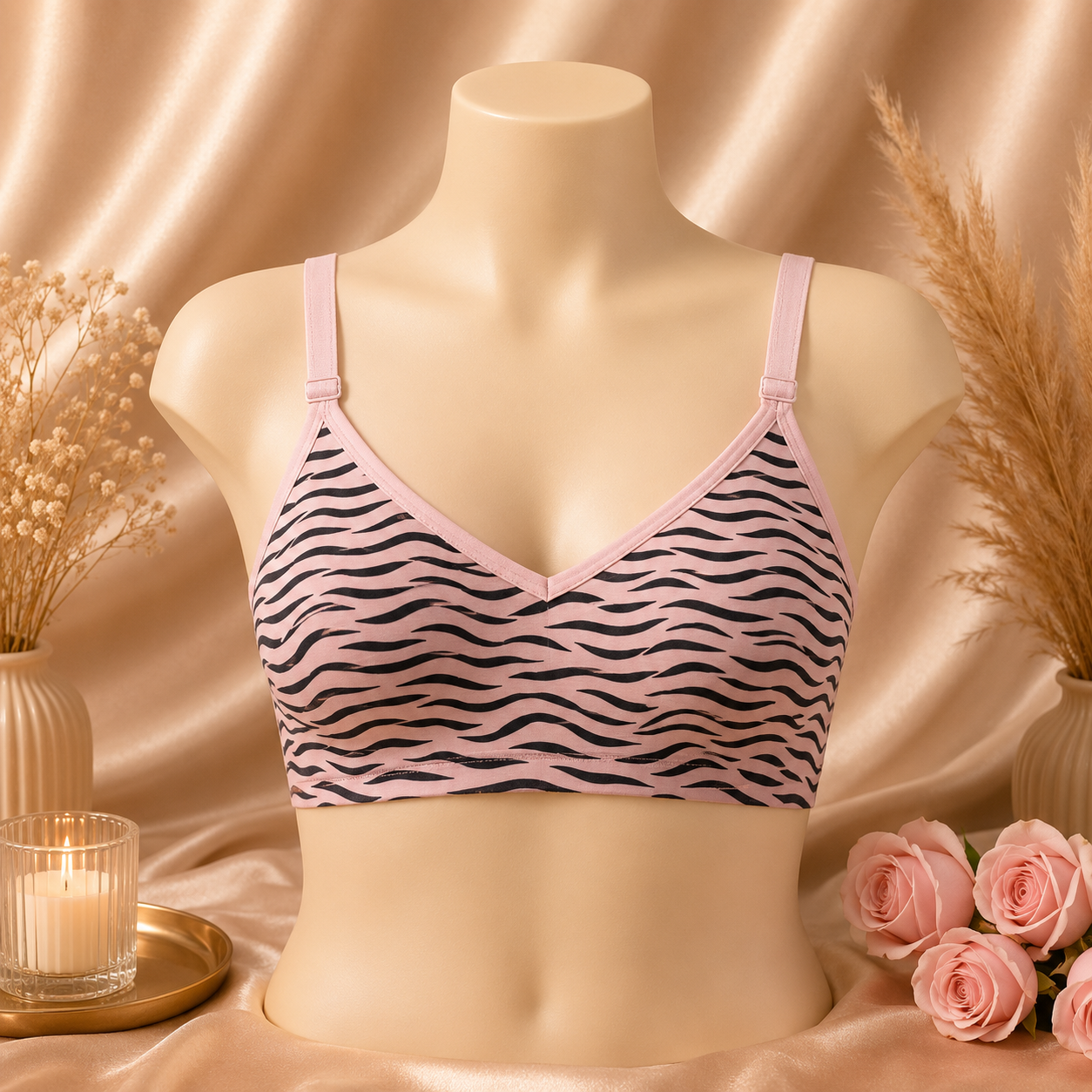 "ZebraFit™ Everyday Bralette Set"