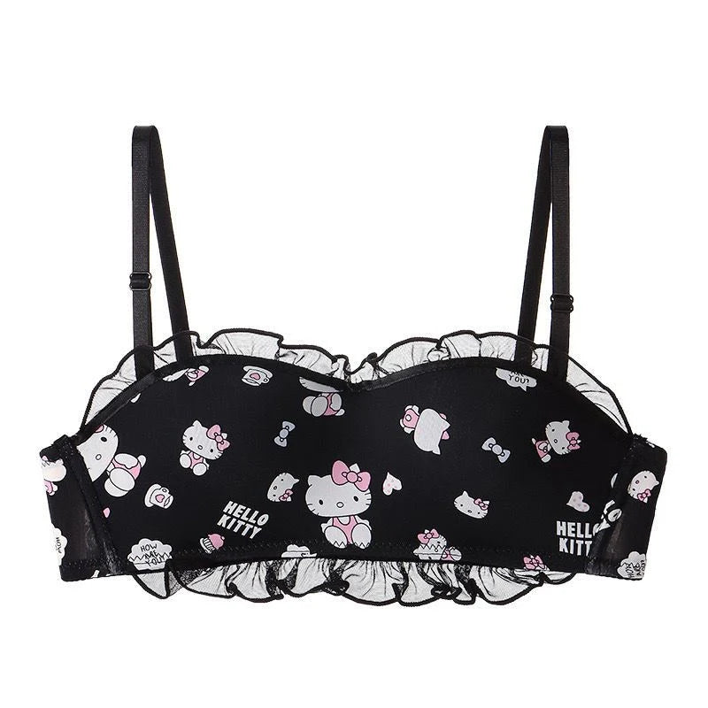 Hello Kitty Print Padded Bra