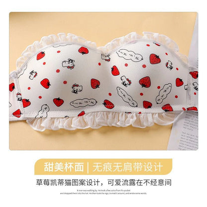 Hello Kitty Print Padded Bra