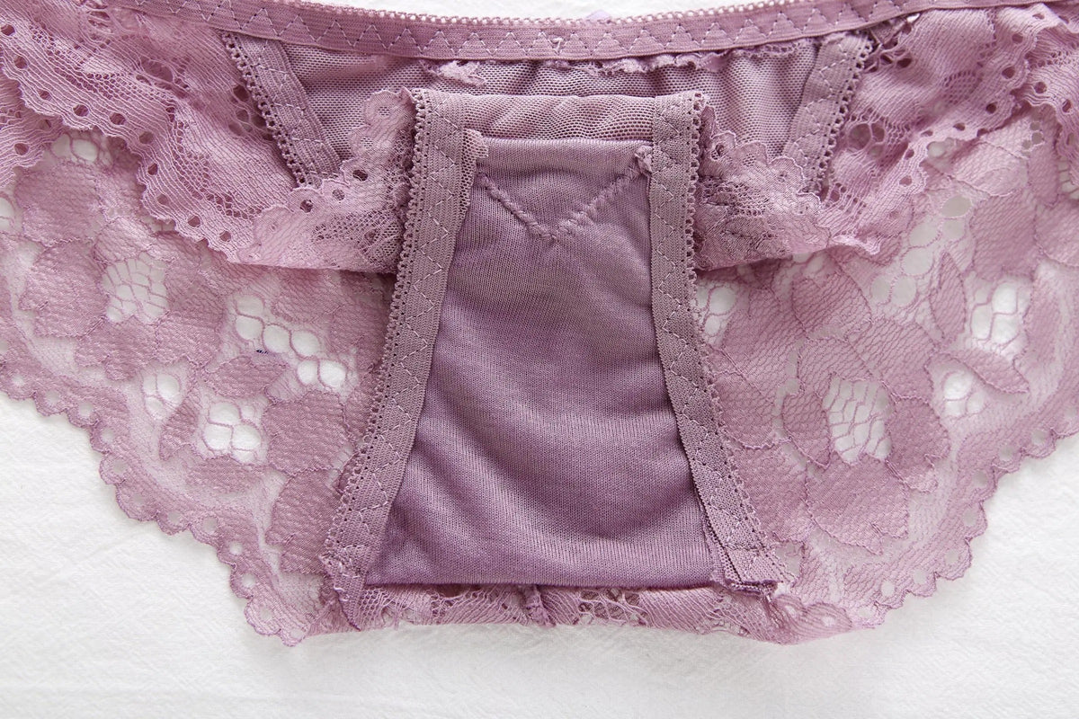 "LaceAura™ Double Padded Bra Set"
