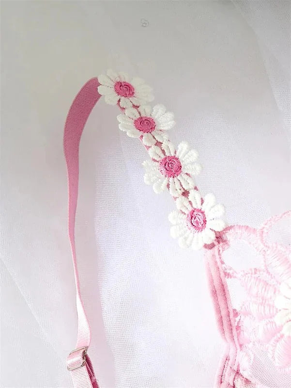 Floral Lace Bra & Panty Set