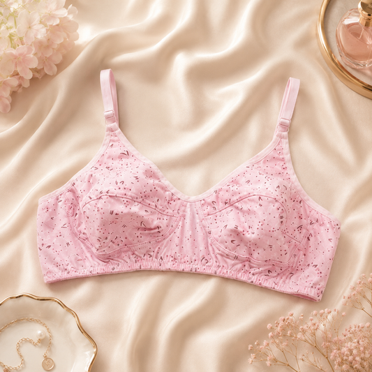 CloudSoft Printed jersey Comfort Bra