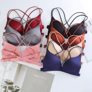 Pack of 3 New Seamless Front Closure Light Padded Beauty Back Padded Bra