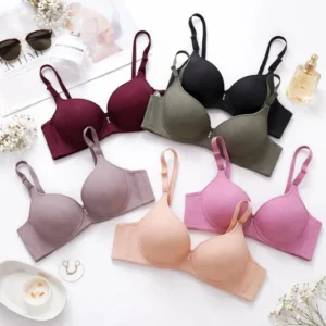 Pack Of 3 Premium Double Padded Smooth Fit Wired Padded Bra with Soft Support & Elegant Finish