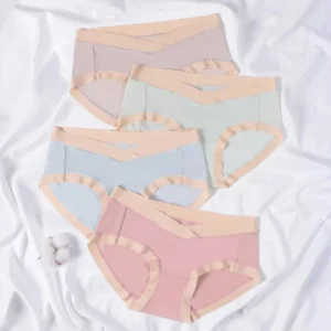 Pack of 5 Criss-Cross Cotton Mid Waist Panty– Soft & Stylish Everyday Comfort