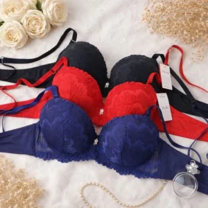 Ladies Fancy Wired Bra Premium Quality Wire Bra Soft & Comfortable Full Coverage Stylish Textured Lace Design Party, Daily & Casual Wear