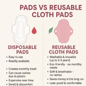 New Waterproof Women Cloth Sanitary Napkin Menstrual Pad Reusable, Period Pads, Sanitary Pads