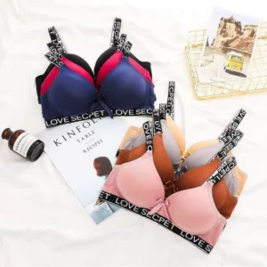 Flourish Pack Of 3 LOVE SECPET Soft Padded Wireless Bra