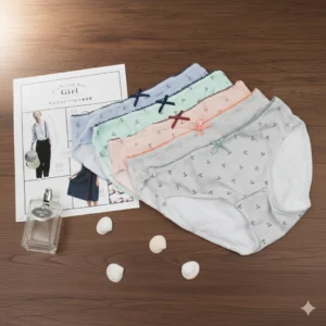 Pack of 5 Anchor Print Cotton Panty– Soft, Cute & Everyday Comfort