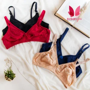 Pack of 2 Stretchable soft cotton bra